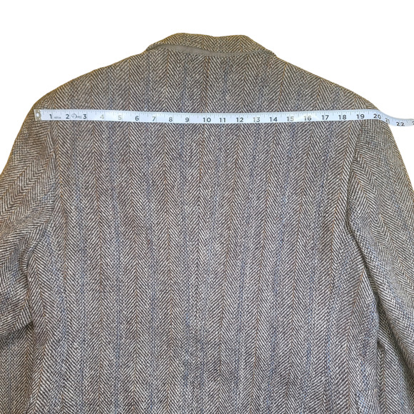 Harris Tweed Young Quinlan Vintage Hand Woven 100% Virgin Scottish Wool Jacket - Picture 15 of 16